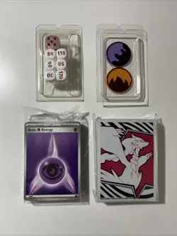 Pokemon White Flare TCG Deck Kit - Energy Cards, Dice, Counters, Card Sleeves - Image 1