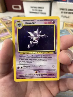 POKEMON Card FOSSIL HAUNTER #6/62 Black Star Rare Holo Foil Shiny Beauty NM - Image 1