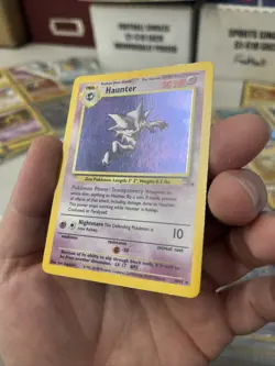 POKEMON Card FOSSIL HAUNTER #6/62 Black Star Rare Holo Foil Shiny Beauty NM - Image 2