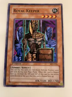 Yu-Gi-Oh TCG Royal Keeper Pharaonic Guardian PGD-018 1st Edition Common Card - Image 1