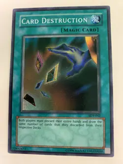 Card Destruction SDY-042 Starter Deck: Yugi Unlimited Super Rare - Image 1