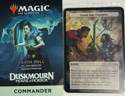 MTG Duskmourn House of Horror Commander Archenemy Scheme Cards Choose your Deck - Image 2