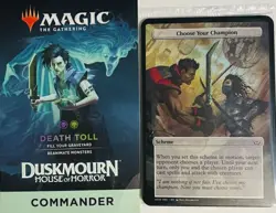 MTG Duskmourn House of Horror Commander Archenemy Scheme Cards Choose your Deck - Image 5