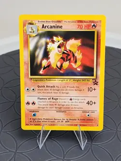 Arcanine #6 Black Star Promo Pokemon Trading Card NEAR MINT - Image 1