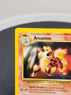 Arcanine #6 Black Star Promo Pokemon Trading Card NEAR MINT - Image 3