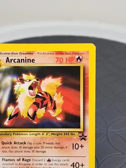 Arcanine #6 Black Star Promo Pokemon Trading Card NEAR MINT - Image 4