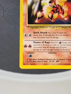 Arcanine #6 Black Star Promo Pokemon Trading Card NEAR MINT - Image 5