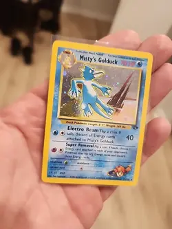 Misty's Golduck Holo Pokemon Card Gym Challenge 36/132 - Image 1
