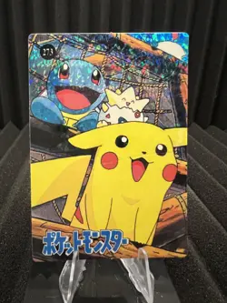 Vintage Pocket Monsters Vending Holo Prism - Bandai Nintendo 1999 Pokemon Card - Image 1