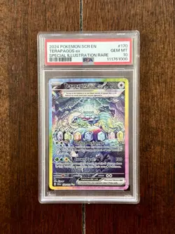 Terapagos Ex #170 - PSA 10 - Stellar Crown set Pokemon Card - Image 1