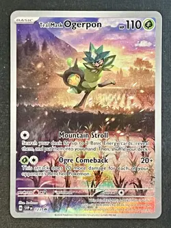 Pokemon SV: Twilight Masquerade Teal Mask Ogerpon 123 Promo Card - Image 1