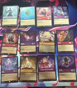 Disney Lorcana 41 Card Foil Lot Fabled Only - Image 1