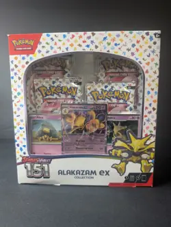151 Alakazam ex Collection Box - S&V - Pokemon Cards - Sealed - Image 1