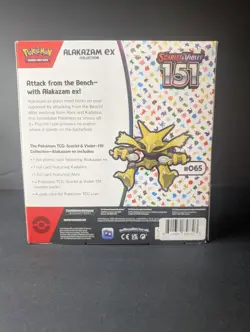 151 Alakazam ex Collection Box - S&V - Pokemon Cards - Sealed - Image 2