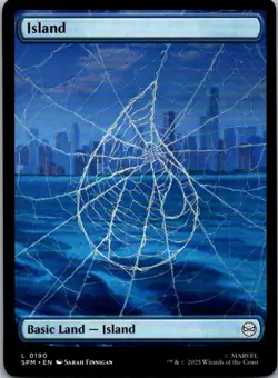 Island () L Basic Land - Island Marvel's Spider-Man 190 Near Mint - Image 1