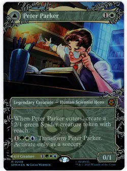 Peter Parker (0208) (Borderless) Marvel's Spider-Man Foil - Image 1