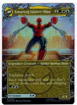 Peter Parker (0208) (Borderless) Marvel's Spider-Man Foil - Image 2