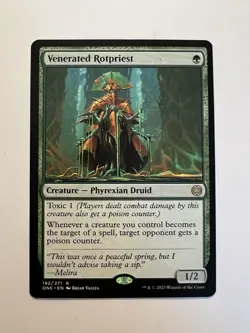 Venerated Rotpriest - MTG Phyrexia: All Will Be One - NM - Image 1