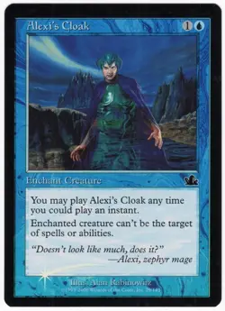 Alexi's Cloak 2000 Prophecy FOIL Blue Common Enchantment MTG NM AZ1 - Image 1