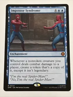 MTG Universes Beyond: Spider-man Impostor Syndrome 0034 NM Mythic - Image 1