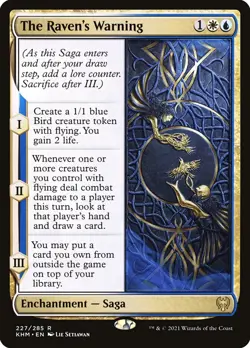 The Raven's Warning (227) Kaldheim KHM MTG Magic - Image 1