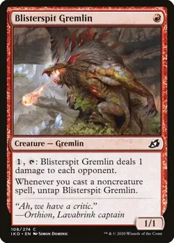 Blisterspit Gremlin (108) Ikoria: Lair of Behemoths IKO MTG Magic - Image 1