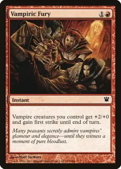 Vampiric Fury (167) Innistrad ISD MTG Magic - Image 1