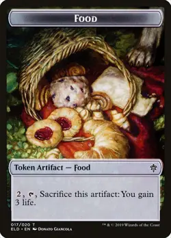 Food Token (017) Throne of Eldraine ELD MTG Magic - Image 1
