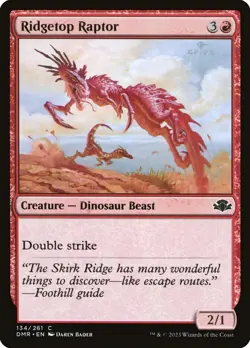 Ridgetop Raptor Foil (134) Dominaria Remastered DMR MTG Magic - Image 1