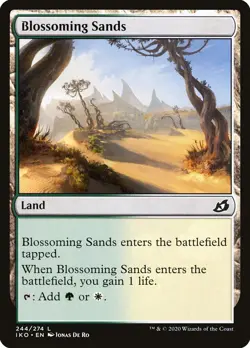 Blossoming Sands Foil (244) Ikoria: Lair of Behemoths IKO MTG Magic - Image 1