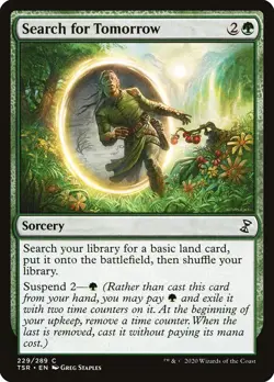 Search for Tomorrow Foil (229) Time Spiral Remastered TSR MTG Magic - Image 1