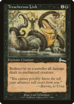 Treacherous Link (071) Urza's Legacy ULG MTG Magic - Image 1