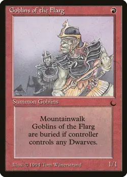 Goblins of the Flarg (070) The Dark DRK MTG Magic - Image 1