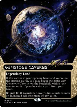 Gemstone Caverns (0016) (Borderless) M Edge of Eternities: Stellar Sights 16 NM - Image 1