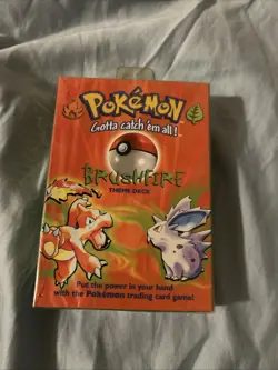 1999 Pokemon TCG Brushfire Theme Deck [Sealed] - Image 1