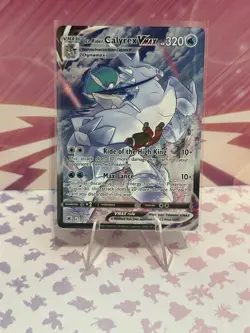 Pokemon TCG Ice Rider Calyrex VMAX TG15/TG30 Astral Radiance Trainer Gallery - Image 1