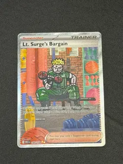 Pokemon Mega Evolution Lt Surge’s Bargain 185/132 SIR - Image 1