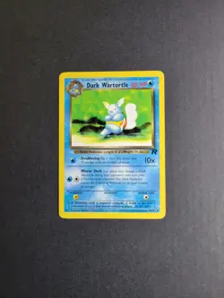 Dark Wartortle 46/82 Pokemon TCG Team Rocket Unlimited Regular Uncommon MP - Image 2