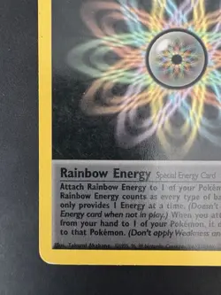 Pokemon Vintage Team Rocket Rainbow Energy Non Holo Rare - Image 5