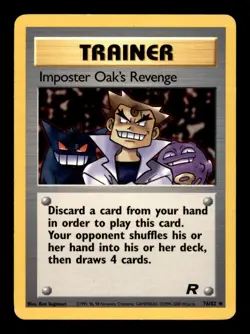Imposter Oak's Revenge 76/82 Pokemon Team Rocket - Image 1