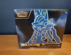 Pokemon Center Mega Evolution Lucario ETB Elite Trainer Box IN HAND - Image 3