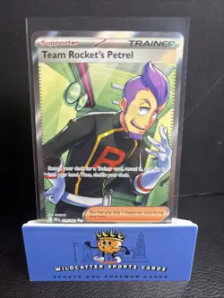 Team Rocket’s Petrel Full Art 226/182 Pokemon Destined Rivals - 226/182 ENGLISH - Image 1