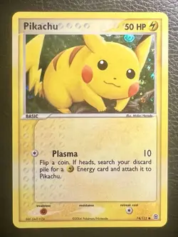 Pokemon TCG Pikachu 74/112 Fire Red & Leaf Green Reverse Holo - Image 1