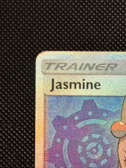Pokemon TCG Jasmine SM Team Up 177/181 Full Art Trainer Ultra Rare Holo WOW LOOK - Image 2