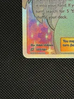 Pokemon TCG Jasmine SM Team Up 177/181 Full Art Trainer Ultra Rare Holo WOW LOOK - Image 5