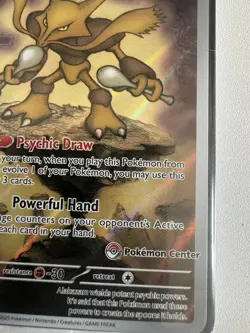 Pokemon Center Stamped Alakazam 009 Pokemon Mega Evolutions - ETB Promo Sealed - Image 2