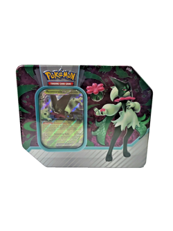 Pokemon TCG Paldea Partners Tin Meowscarada EX Sealed Contains 5 Booster Packs - Image 1