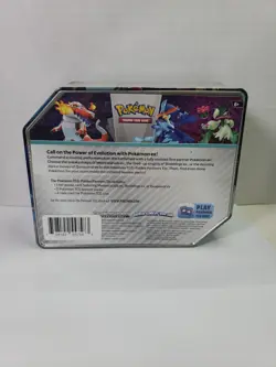 Pokemon TCG Paldea Partners Tin Meowscarada EX Sealed Contains 5 Booster Packs - Image 2