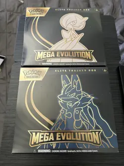 Pokemon Mega Evolution Regular ETB Set Lucario & Gardevoir SHIPS 9/27 - Image 1