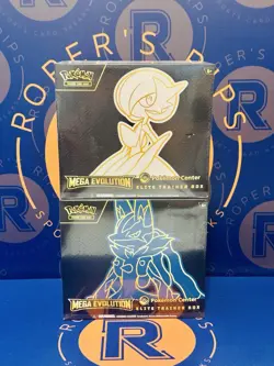 Pokemon Center MEGA EVOLUTION Gardevoir & Lucario ETB SET In Hand SEALED - Image 1